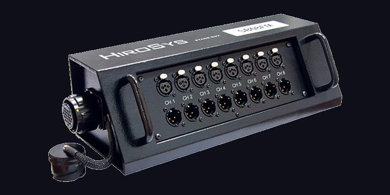 Boîtier de scène 8 XLR